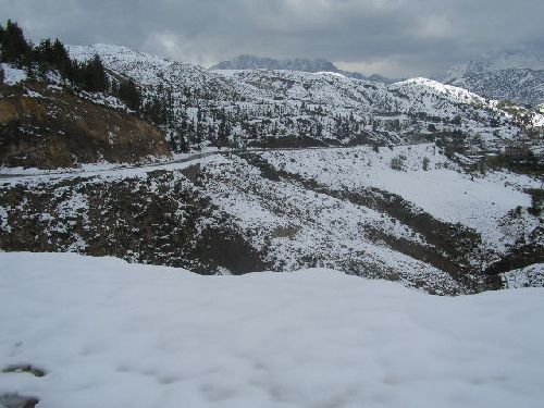 Kherrata (environs sous la neige)