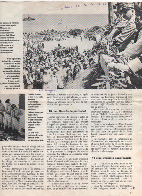 Article sur le 8 Mais 1945