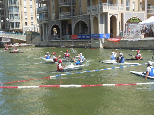 Kayak Polo à Port Ariane, Lattes 2012