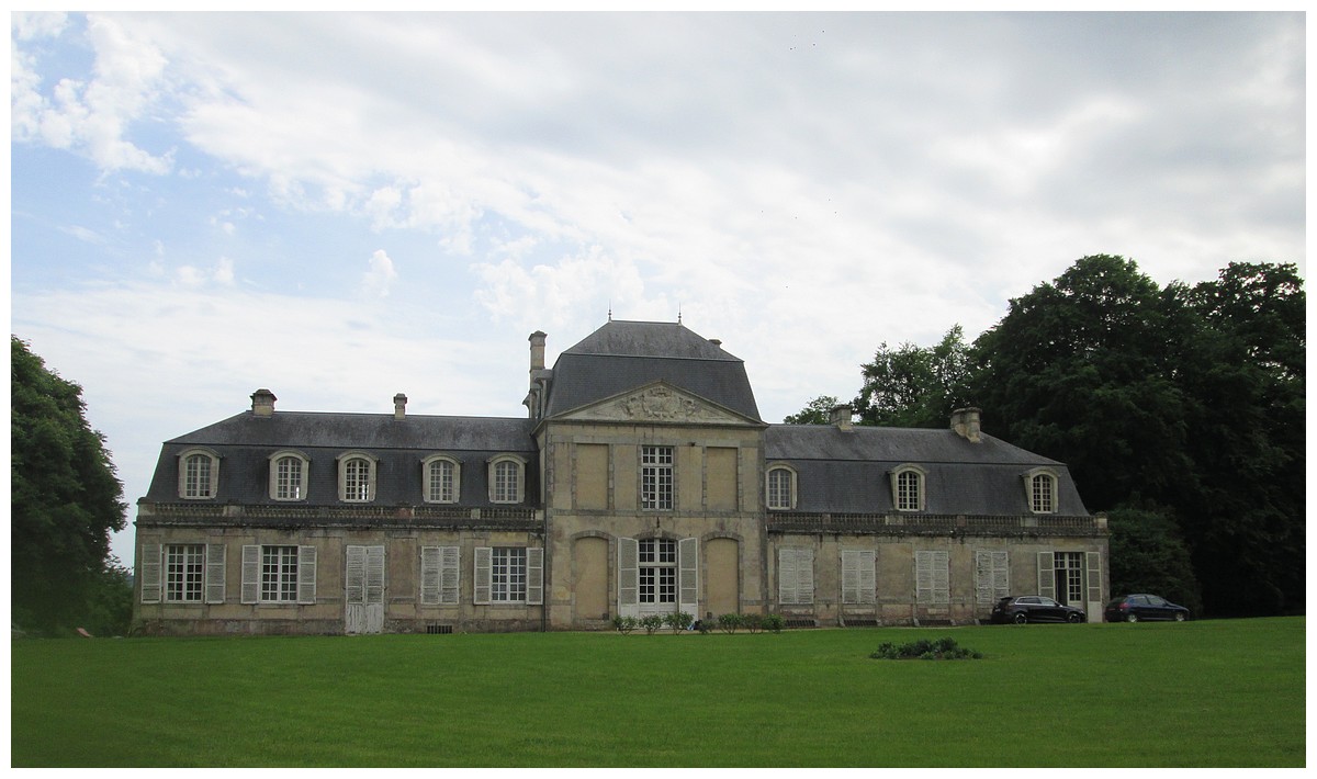 La façade nord du château