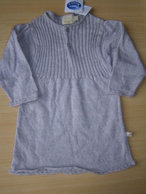 N°5 Robe laine grise 12 mois (grand)