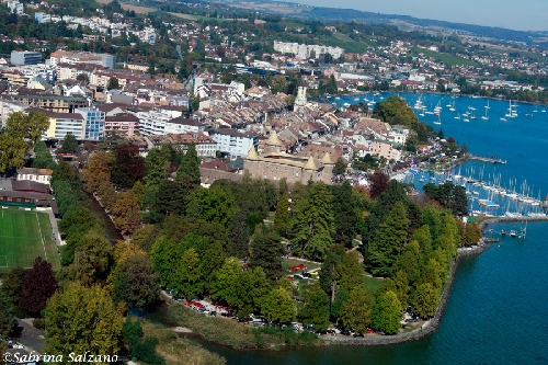 Morges vu du ciel