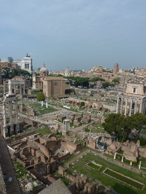 Vue panoramique sur le Foro Romano