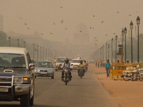 polution à Delhi