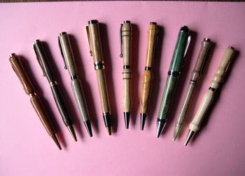 Une serie de stylos