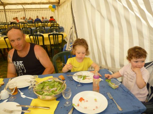 Le repas du rugby-club