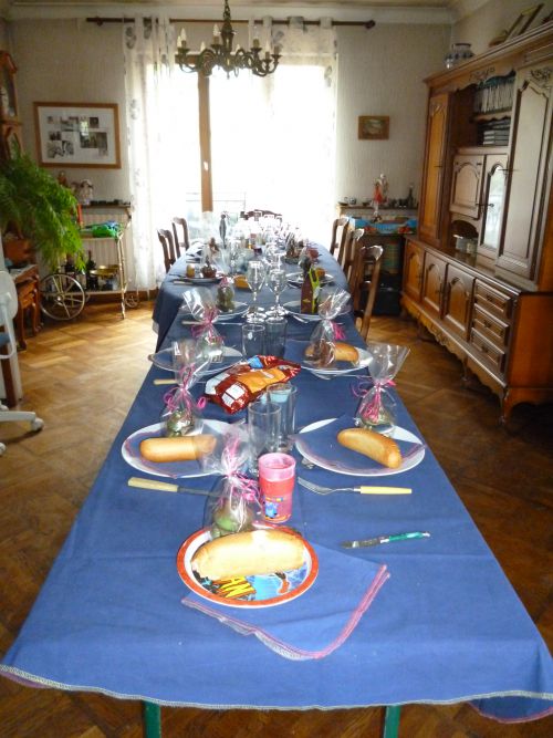 La table pour Pâques est prête