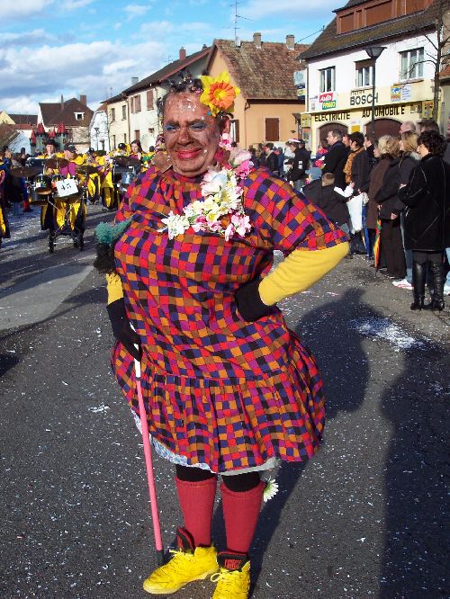 La reine du carnaval de Sélestat.