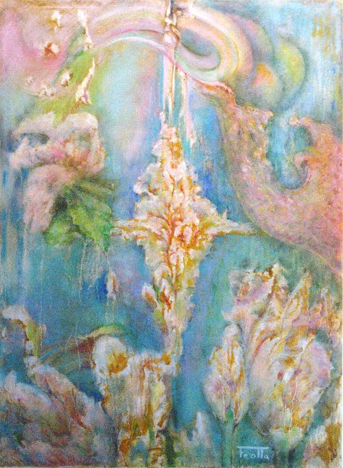 Flore Essence - pastel 79x59 cm