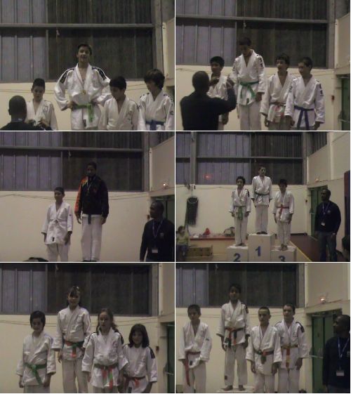 Les Podiums des judokas du kodokan club
