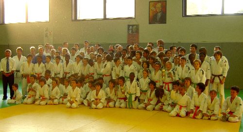 Une petite partie de la grande famille des judokas du KCC 