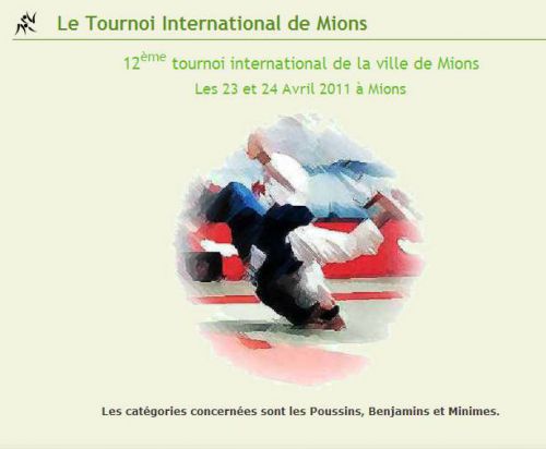 Le 12 eme Tournoi international de Mions avait lieu le 24 avril 2011