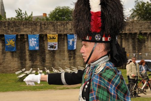 John Peter DINE, Drum Major of Askol Ha Brug Pipe Band