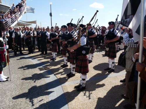 Askol Ha Brug Pipe Band à de la fête Bretonne du Pouliguen