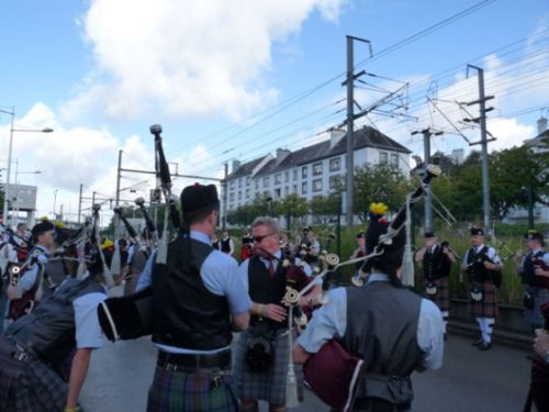 Isle Of Cumbrae Pipe Band au Festival Interceltique de Lorient