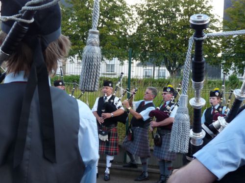 Isle Of Cumbrae Pipe Band au Festival Interceltique de Lorient