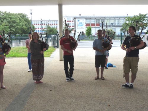 Isle Of Cumbrae Pipe Band au Festival Interceltique de Lorient