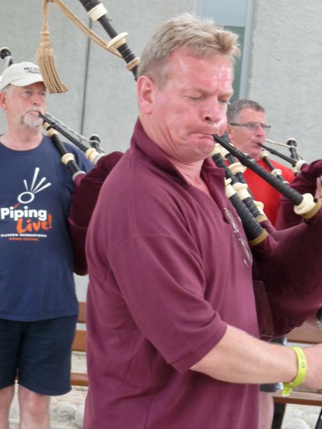 Isle Of Cumbrae Pipe Band au Festival Interceltique de Lorient