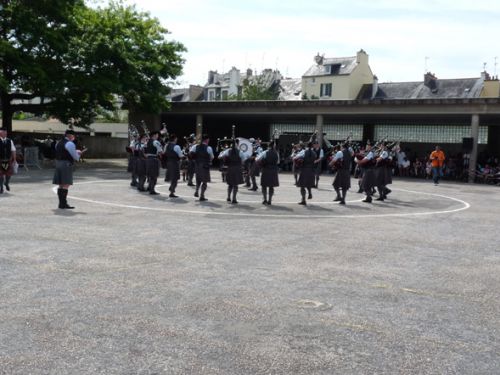 Pipe Band competition (Isle Of Cumbrae Pipe Band)