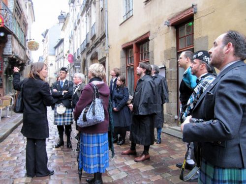 La Kilt Society de France visitant Rennes