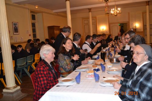 The main table with Askol Ha Brug Pipe Band