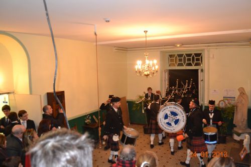 Askol Ha Brug Pipe Band at Chavagne International College