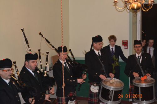 Askol Ha Brug Pipe Band at Chavagne International College