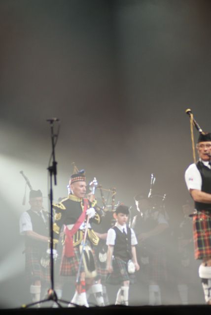 John-Peter DINE and Gabriel of Askol Ha Brug Pipe Band in the ZENITH at Nantes