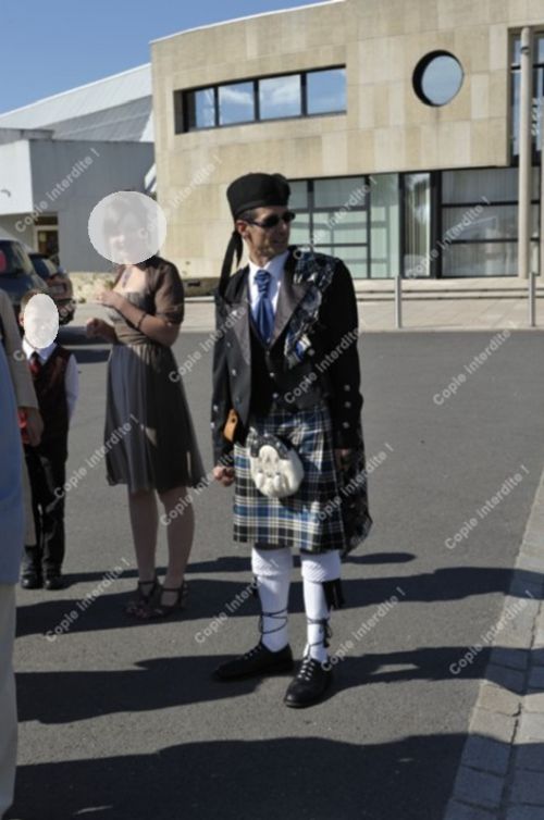 Reun JEZEGOU in kilt with the marriage of my nephew Lionel YVEN