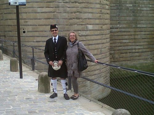 Dominique CORONER et Reun JEZEGOU au château des ducs de Bretagne à Nantes (44)