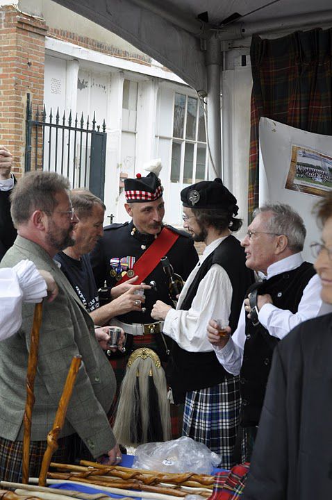 Stand de la SKF (Kilt Society de France) à Aubigny Sur Nère