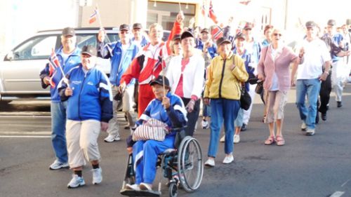 Défilet d'ouverture des handi-jeux International de Bressuire