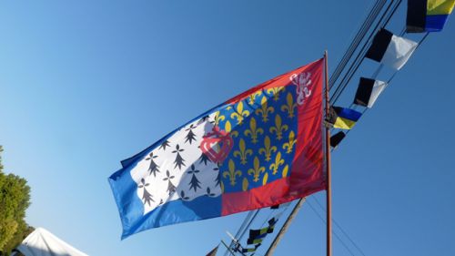 Armoiries (drapeau) du Marquis de Goulaine