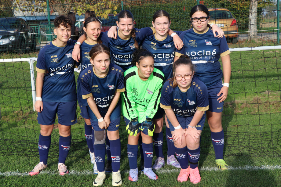 U15 féminines à 8 de l'AGIIR Florival