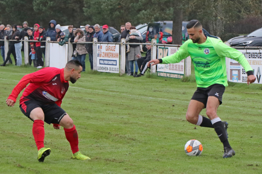 Entre Sentheim USD et Oberbruck, victoire des locaux  (3-2)