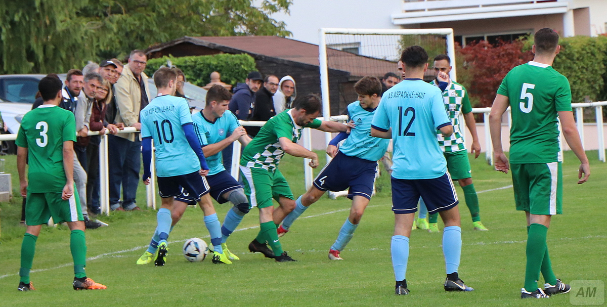 Aspach le Haut - Masevaux 2-2 (6-3 tab). Revanche dimanche prochain en championnat.