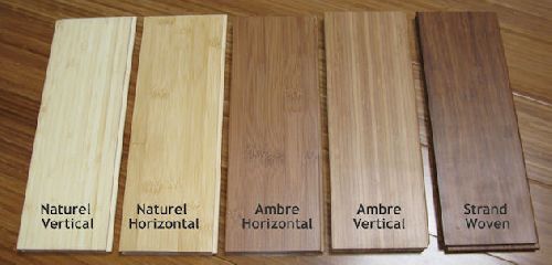 plancher de bambou