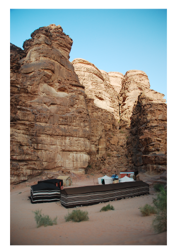 Camp dans le Wadi Rum
