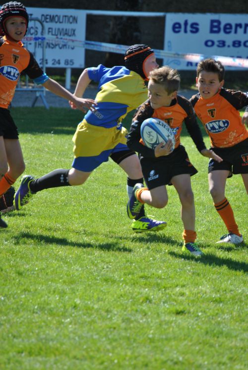 Les U9 à Beaune le 17 mai 2014