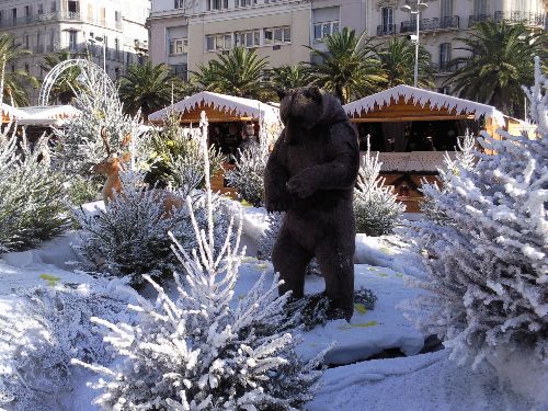 Toulon le village de Noel- place de la liberté.