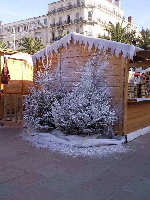 Toulon le village de Noel- place de la liberté.