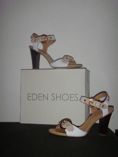 Eden Shoes Modele Bernadette Blanc