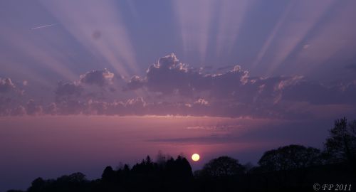 Couché de soleil du 9 Avril 2011 (Bretagne) 