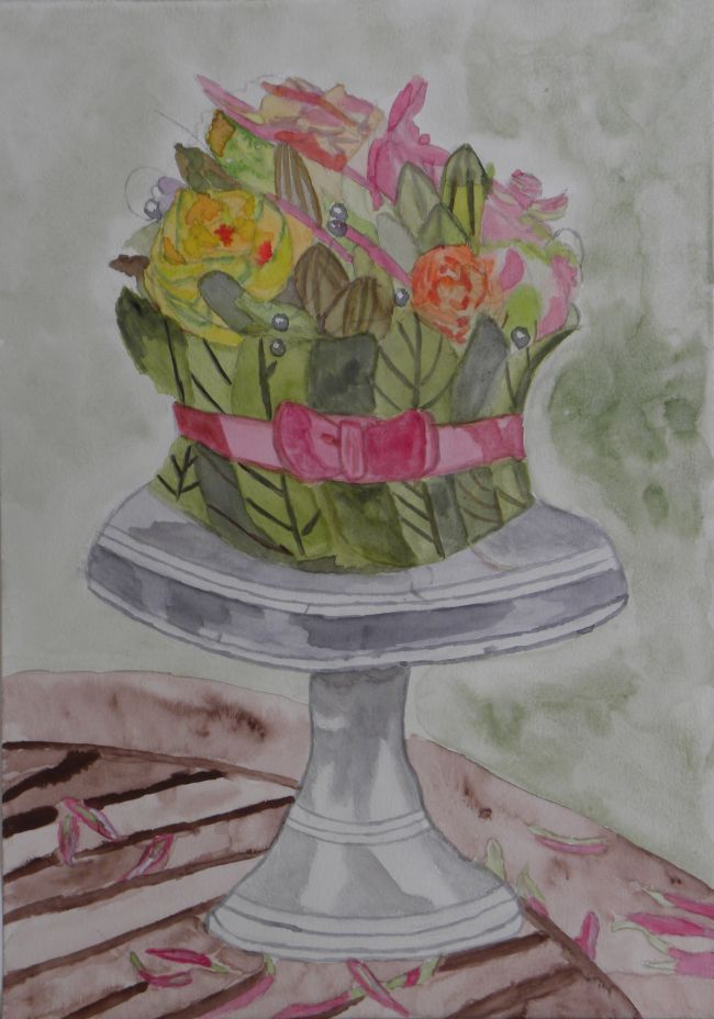 Gâteau floral