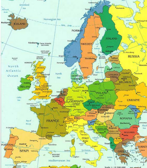 Continent Européens