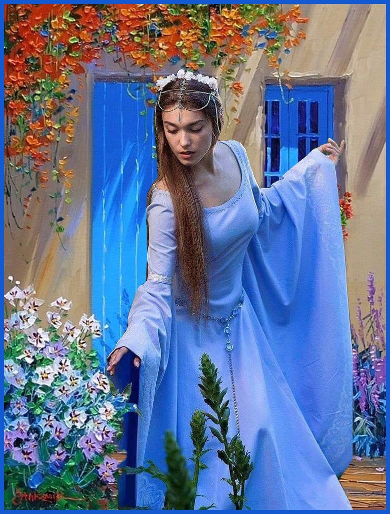 Femme devant porte bleue.jpg