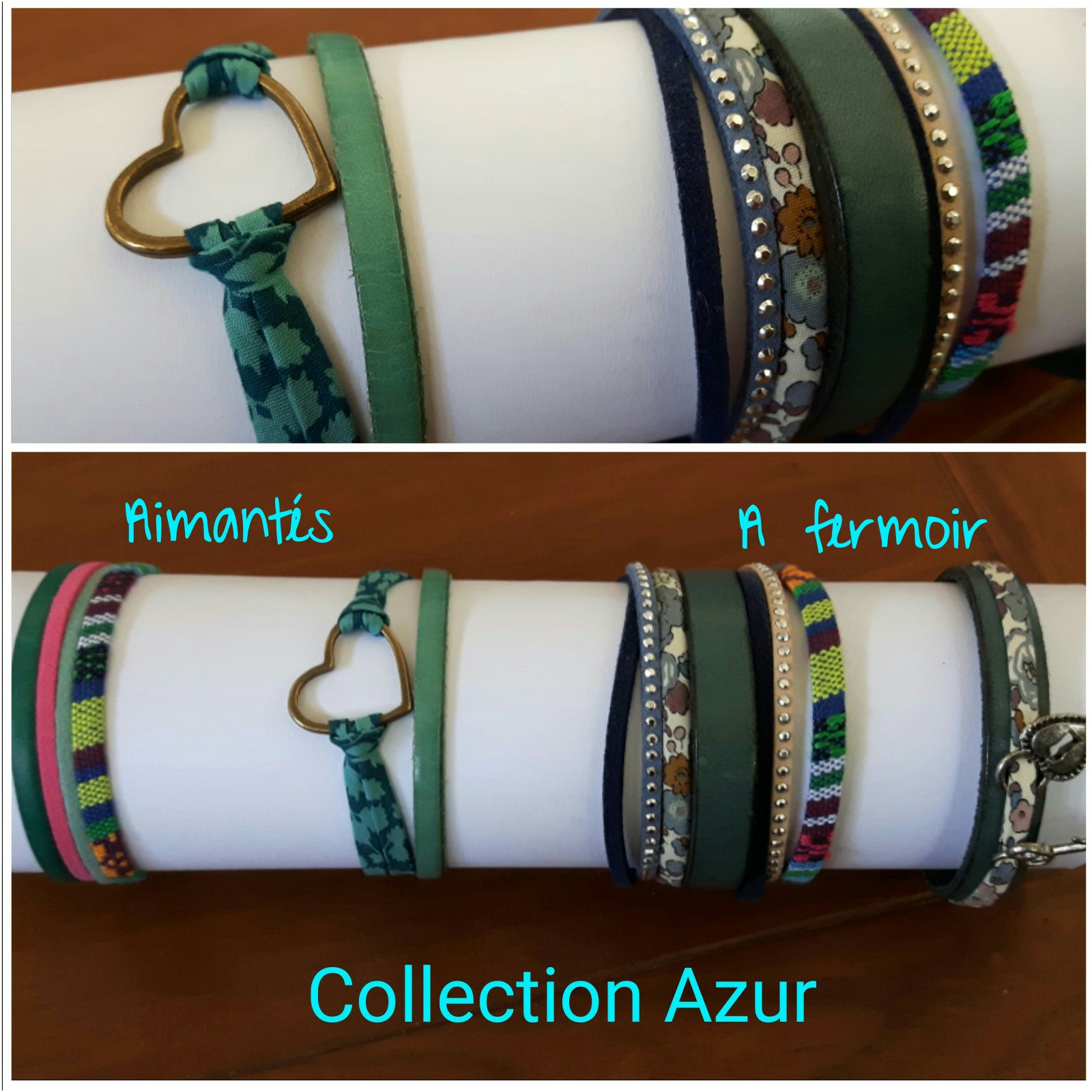 Bracelets collection Azur