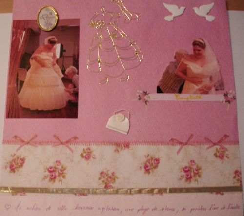 Page scrap Préparatifs mariage 2