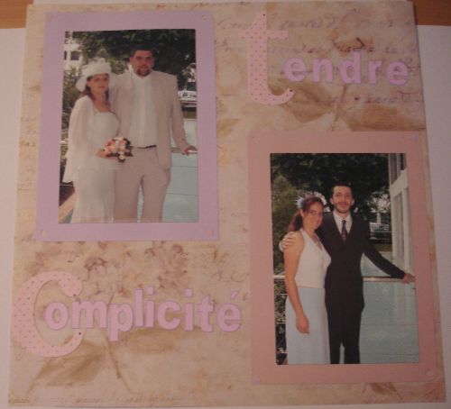 Page scrap Mariage Mairie 1