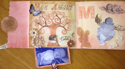 Mini album à pochette CD 2 - Challenge rounds SCRAP TA VIE